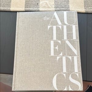 The Authentics Beige Decorative Book